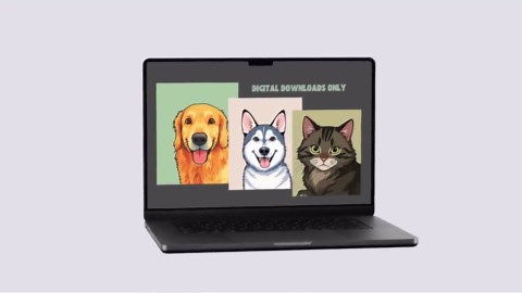 CARTOONIZE YOUR PET! Customized Cartoon Pet Portraits (made to Order) — Digital File Download Only - Etsy