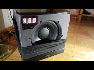 Bass Test on my Definitive Technology Supercube 4000 Subwoofer 8 inch Drive + 2 Bass Radiators