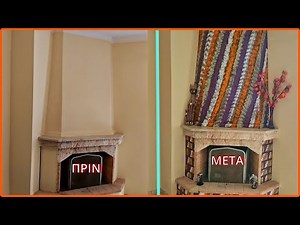 Fireplace decoration with techniques - Designs for Fireplace - Fireplace technique - wall design art