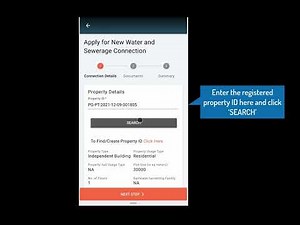 Water & Sewerage - Apply for Connection