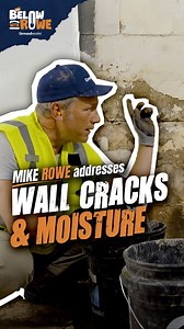 1.7K views · 25 reactions |  See that little crack? Or that discoloration on the cinder blocks? These are signs that water is sneaking into your foundation—and that’s a problem.  Hit the follow button for more! #FoundationRepair #MikeRowe #GroundworksProud #BasementWaterproofing #HomeImprovement #ad | Groundworks | Facebook