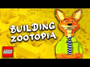 LEGO Building Nick from Zootopia! Disney MOC - Episode 129