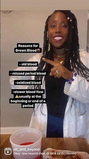 Brown Period Blood Explained| please Subscribe