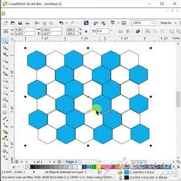 HOW TOW MAKE FOOTBALL IN CORALDRAW | #football | #viral_video | #coraldraw | #shortvideo #trinding