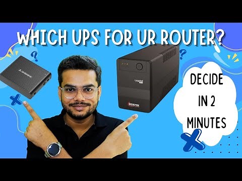 WiFi UPS or PC UPS for your router | Decide yourself in 2 minutes | Best UPS for WiFi router