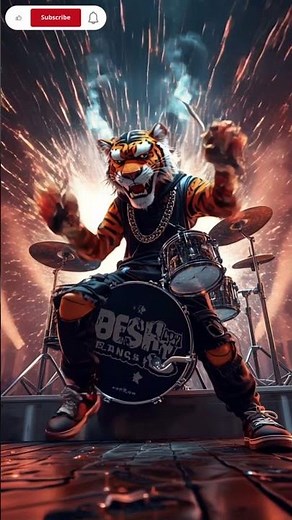 🔥 Ultimate Animal Drummer Showdown | Tiger • Gorilla • Shark • Lion