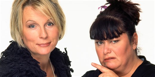 French versus Saunders: Jennifer Saunders leads star-studded Christmas ad to rival Dawn and M&S