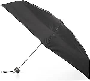 totes Titan Manual Open Windproof & Water-Resistant Compact Foldable Travel Umbrella