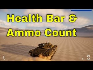 How to make a Tank part 5 (unreal engine 5 Tutorial-User Interface-Health Bar)