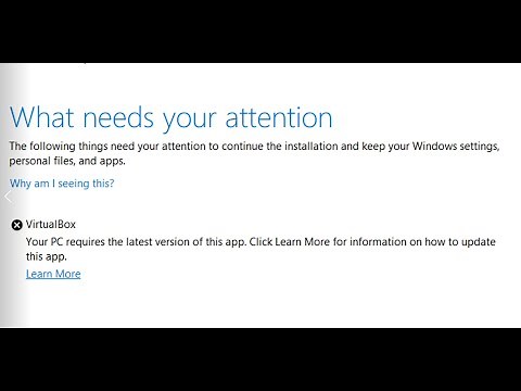 Fix Can't Upgrade To Windows 11 Error VirtualBox Your PC Requires The Latest Version Of This App