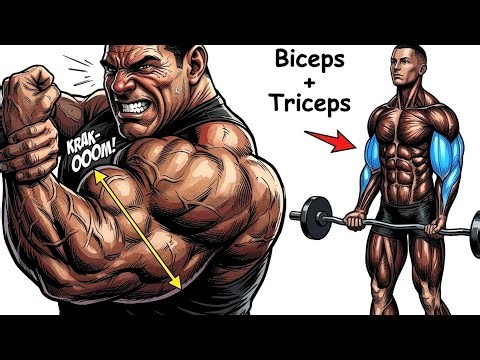 Biceps & Triceps Workout | Full Muscle Building (Beginner to Advanced)