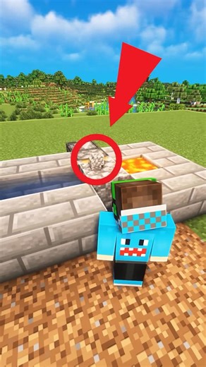 Ayush kumar on Instagram: "How to make Automatic Cobblestone Farm in Minecraft 😱 #minecraft #reels"