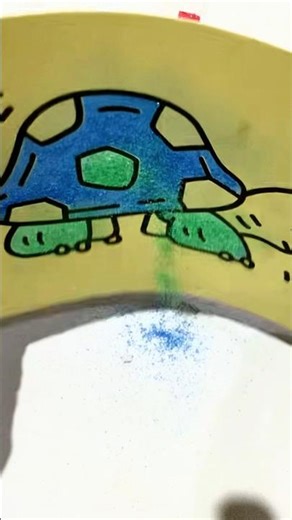 Brushing Green Sand on Turtle Shell | Ultra Satisfying