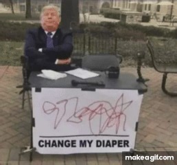 Diaper trump on Make a GIF