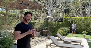 Kicking off your #MondayMotivation with some backyard football! 🏈 Check out how The Bold and the Beautiful star Don Diamont stays active at home by tossing the old pigskin around with his son. 😅 | WATCH Magazine