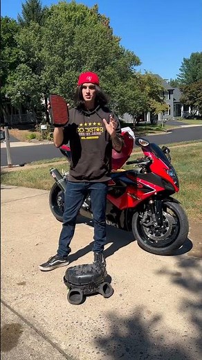 How to Clean Air Filter #motorcycle