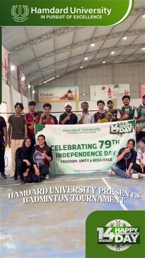 Hamdard University brought the Azadi spirit to the badminton court!l