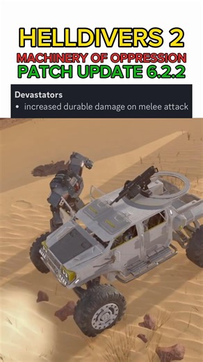 Devastator BUFF After Patch Update 6.2.2 - Helldivers 2