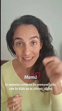 How do you pronounce it, MAma or maMÁ?🤔