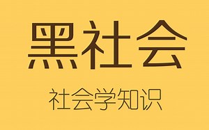 黑社会的本质是什么？为何扫不掉