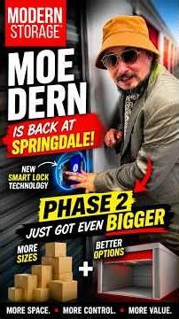 Modern Storage® | We Just Unlocked Something Big at Springdale