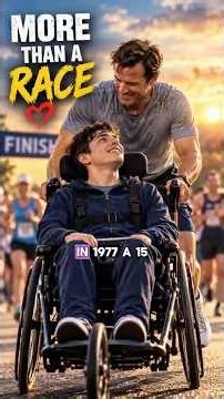 The Father Who Carried His Son Through 1,000 Finish Lines #youtubeshorts #shorts