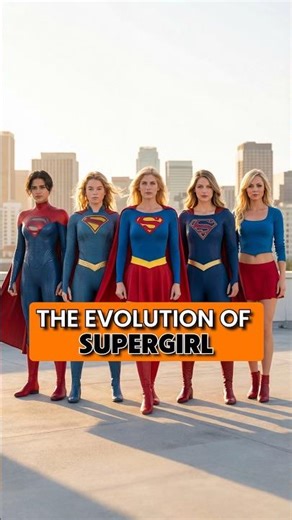 The Evolution of Supergirl Then & Now 😱😱😱