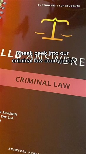 Exploring Our LLB Criminal Law Core Guide