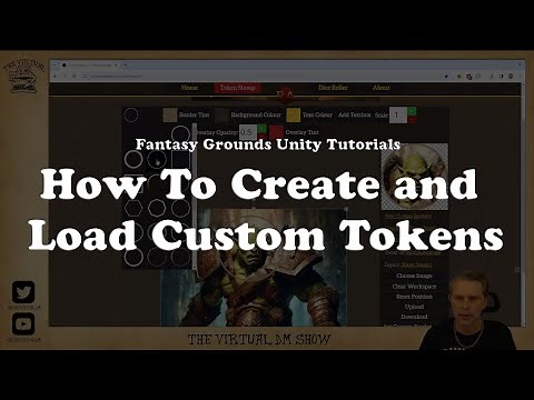 How to Create and Load Custom Tokens | Fantasy Grounds Unity Tutorials