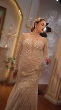 Beautiful mermaid wedding dress fitting plump bride wedding dress collection beautiful design