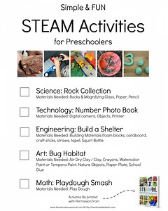 Simple and FUN STEAM Activities for Preschoolers - The Educators' Spin On It