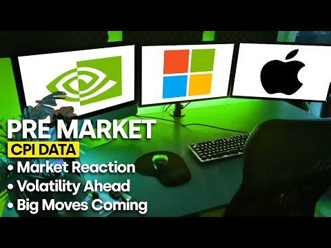 🔴 Live: Trading CPI Data Live (Massive Premarket Moves)