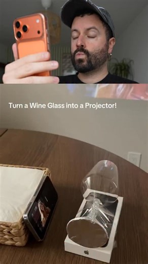 Xurxo Carreño on Instagram: "Proyector con copa de cristal ✅ Funciona 100%"