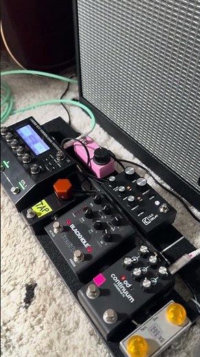 Giant Reverb Eventide Blackhole + Boss GT1000core (Collateral Drive, Cachalote Analog Delay) #music