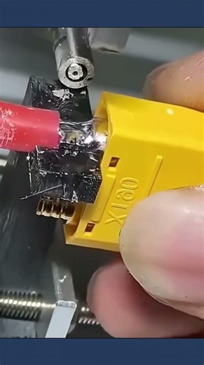 Watch the automatic soldering machine working with high precision #automation #soldering #electronic