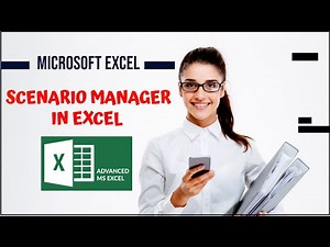 Scenario Manager What if Analysis Tool in Excel - Create Company Budget through Scenario Manager