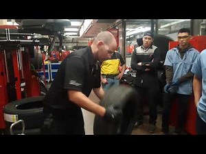 How to dismount and mount tire on Hunter AUTO34