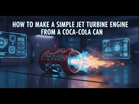 How to Make a Simple Jet Turbine Engine from a Coca Cola Can