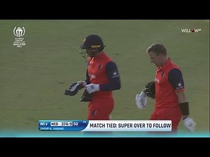 ICC CWCQ 2023: WI V NED HIGHLIGHTS | LOGAN VAN BEEK HITS 30 IN THE SUPER OVER | FULL SUPER OVER