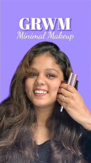 GRWM Minimal Makeup for Everyday💜 #shorts #ytshorts #trending #relatable #makeup #beauty #onepiece