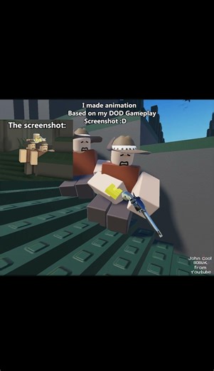 I made animation with my DOD gameplay screenshot :D #dieofdeath #roblox #robloxanimation #devesto