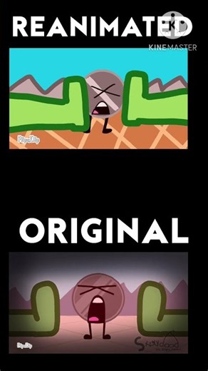 Bfdi (Original vs Reanimated) #tpot #bfb #flipaclipanimation