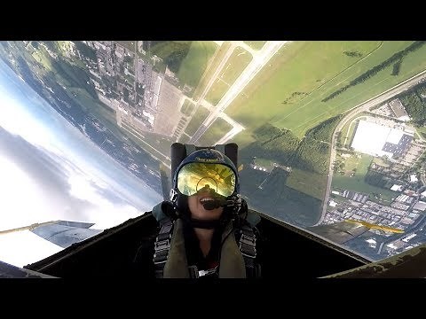 U.S. NAVY BLUE ANGELS RIDE ALONG: RAW FOOTAGE WITH TV HOST CHERYL NELSON