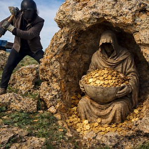 2.1M views · 21K reactions | “A Single Strike Exposed a Legendary Hoard of Gold” | The Best Archaeologist | Facebook