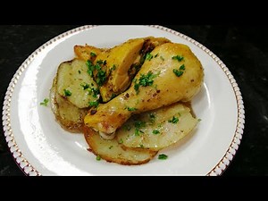 Piernas de pollo horneadas | Como Hacer Piernas de Pollo al Horno | Recetas para Principiantes