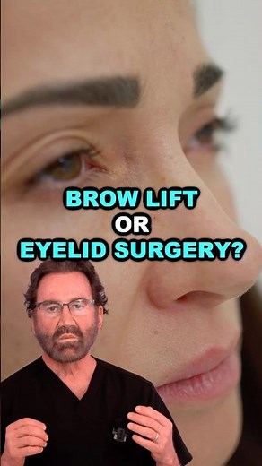 Brow Lift vs Eyelid Surgery | Surgeon Explains