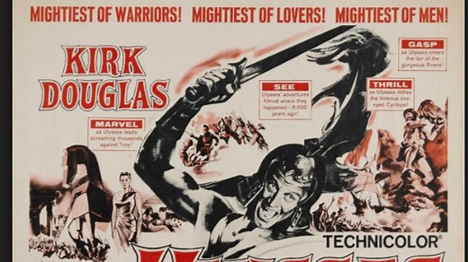 Ulysses (1954) ,Kirk Douglas, Silvana Mangano, Anthony Quinn