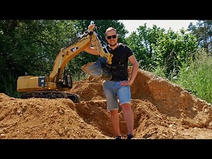 HUGE 180kg SELFMADE RC EXCAVATOR CAT 390D #3 / Riesiger 180kg selbstgebauter RC Bagger CAT 390D #3
