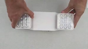 Standard Bright LED Emergency Light | White or Black Housing