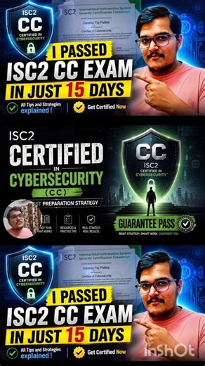 Biggest mistake ISC2 CC aspirants make ❌ #isc2 #cybersecurity #cybersecuritycertifications